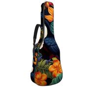 Custodia per chitarra acustica, bella custodia con tasche multiple, custodia impermeabile per chitarra acustica da 40/41/42 pollici, bellissimo tucano, Multicolore, 42.9x16.9x4.7 in, Borsa per