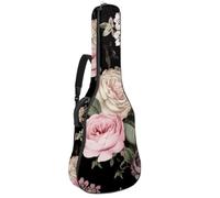 Custodia per chitarra acustica, bella custodia per chitarre da 40/41/42 pollici, impermeabile, con strato protettivo, stile classico vintage floreale, Multicolore#04, 42.9x16.9x4.7 in, Borsa per