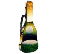 Custodia per chitarra acustica con baphomet e Lucifer tracolla regolabile custodia per chitarra da 40 41 42 pollici, Multicolore 2., 42.9x16.9x4.7 in, Organizer per borse