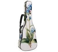 Custodia per chitarra acustica con motivo a frutta gialla e limone, imbottita spessa, impermeabile, per chitarre da 40, 41, 42 pollici, Multicolore 10., 42.9x16.9x4.7 in, Zaino casual