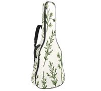 Custodia per chitarra acustica, custodia morbida con 2 tasche e passante posteriore per gancio per griglia, per basso elettrico da 40, 41 e 42 pollici, estetica, verde pesca pastello, verde salvia e