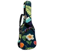 Custodia per chitarra acustica da 40/41/42 pollici con tasche multiple, custodia impermeabile, bellissimo tucano, Multicolore, 42.9x16.9x4.7 in, Borsa per chitarra