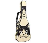Custodia per chitarra acustica di dimensioni standard, imbottitura spessa 1 cm, impermeabile, 40 41 42 pollici, cammelli in diverse pose e cactus, Multicolore 04, 42.9x16.9x4.7 in, Zaino casual