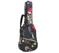 Custodia per chitarra acustica di dimensioni standard, imbottitura spessa 1 cm, impermeabile, 40 41 42 pollici, cammelli in diverse pose e cactus, Multicolore 08, 42.9x16.9x4.7 in, Zaino casual