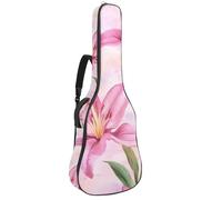 Custodia per chitarra acustica full size, imbottitura spessa 1 cm, impermeabile, 40 41 42 pollici, motivo acquerello Happy Easter Seamless, Multicolore 09, 42.9x16.9x4.7 in, Zaino casual