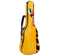 Custodia per chitarra acustica, grande, bella custodia per chitarra da 101/104/106 cm, impermeabile, con protezione migliorata e conservazione efficiente, giraffa carina, Multicolore, 42.9x16.9x4.7