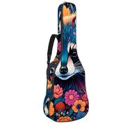 Custodia per chitarra acustica, grande, bella custodia per chitarra da 40/41/42 pollici, impermeabile, con strato protettivo, disegno a colori riccio, Multicolore#05, 42.9x16.9x4.7 in, Borsa per