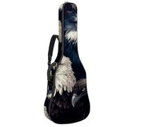 Custodia per chitarra acustica, impermeabile, per chitarra da 40/41/42 pollici, tasche multiple, animali bandiera americana, Multicolore, 42.9x16.9x4.7 in, Borsa per chitarra