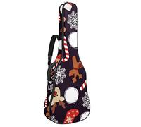 Custodia per chitarra acustica impermeabile per chitarre zaino spesso morbido imbottito unicorno custodia per chitarra classica, Colore 6, 42.9x16.9x4.7 in, Organizer per borse