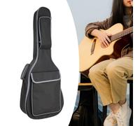 Custodia per chitarra con spallacci imbottiti regolabili e scatola