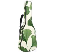 Custodia per chitarra da 100 a 106 cm, morbida imbottitura in spugna spessa 1 cm, custodia per chitarra acustica elettrica, basso classico, fiori di loto mistici e libellule volanti, Multicolore 04