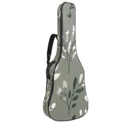 Custodia per chitarra da 100 cm, 100 cm, morbida imbottitura in spugna spessa 1 cm, custodia per chitarra acustica, elettrica, basso, classica, motivo puzzle colorato senza cuciture, Multicolore 04