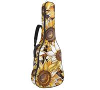 Custodia per chitarra di dimensioni standard, custodia impermeabile per chitarra acustica classica elettrica, segni zodiacali estetici pianeti simboli, Multicolore 10., 42.9x16.9x4.7 in, Zaino casual