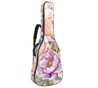 Custodia per chitarra di dimensioni standard, custodia impermeabile per chitarra acustica classica elettrica, segni zodiacali estetici pianeti simboli, Multicolore 09, 42.9x16.9x4.7 in, Zaino casual