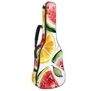 Custodia per chitarra di dimensioni standard, custodia impermeabile per chitarra acustica classica elettrica, segni zodiacali estetici pianeti simboli, Multicolore 07, 42.9x16.9x4.7 in, Zaino casual