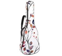Custodia per chitarra, impermeabile, custodia per chitarra acustica classica, elettrica, graziose ciliegie rosse e fiocchi, Multicolore 10., 42.9x16.9x4.7 in, Zaino casual