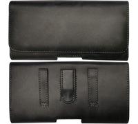 Custodia per cintura adatta per Cubot Kingkong 11, con clip per cintura e passante per cintura, XXL, colore nero