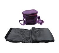 Custodia Per Ciotole Di Canto In Cristallo Protezione Eccellente Con Doppia Cerniera Due Tasche Esterne Maniglia Portatile Ideale Per Immagazzinaggio E Trasporto Di Ciotole Da 14 P