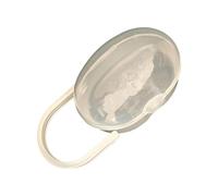 Custodia per ciuccio, contenitore anti-caduta, contenitore antipolvere per ciuccio, scatola per ciuccio, custodia unica per bambini, porta ciuccio, custodia per ciuccio per viaggi e shopping, bianco,
