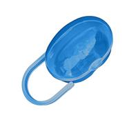 Custodia per ciuccio, custodia per ciuccio per bambini, contenitore trasparente per ciuccio, per viaggi, attività all'aperto, contenitore antipolvere per viaggi e attività all'aperto, Blu, Refer to