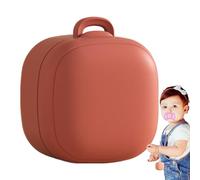 Custodia per ciuccio portatile in silicone - Custodia per ciuccio portatile in silicone - Custodia per ciuccio in silicone antipolvere per viaggi, attività all'aperto, passeggiate, neonati, ragazzi e
