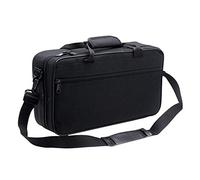 Custodia per clarinetto nera borsa per clarinetto tracolla regolabile spessa imbottita bella cerniera