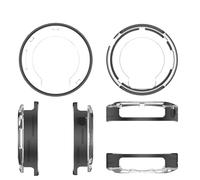 Custodia per CMF BY NOTHING Watch Pro 3, custodia protettiva in metallo per smartwatch, cover minimalista resistente agli urti (Nero)