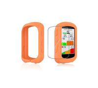 Custodia per computer da bicicletta Garmin Edge 540, yystao, in silicone, compatibile con Garmin Edge 840, con pellicola protettiva morbida in TPU, antiurto, antipolvere, impermeabile, arancione