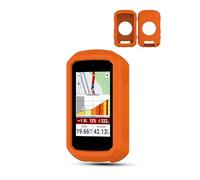 Custodia per computer da bicicletta Garmin Edge 850, custodia in silicone toergy, copertura con fori precisi, antiurto, impermeabile, comodo al tatto, arancione