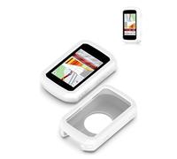 Custodia per computer da bicicletta Garmin Edge 850, yystao, in silicone, compatibile con Garmin Edge 850, antiurto, antipolvere, impermeabile, bianco