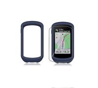 Custodia per computer da bicicletta Garmin Edge Explore 2, yystao, in silicone, compatibile con Garmin Explore2, con pellicola protettiva morbida in TPU, antiurto, antipolvere, impermeabile, blu