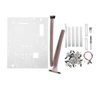 Custodia per Computer Open Air in Lega di Alluminio, Acrilico e Ferro | Telaio Mini-it o Uatx DIY a Struttura Aperta , Supporto per Schede Madri Design Trasparente Elegante