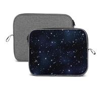 Custodia per computer portatile, 13 14 pollici cluster di stelle nel cielo notturno stampato impermeabile borsa per il trasporto del computer