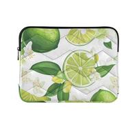 Custodia per computer portatile 15-16 pollici Classy Caso del Computer Fresco Lime Frutta Bianco Custodia con Cerniera per Lavoro Viaggi funda para computadora