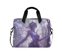 Custodia per computer portatile a tracolla Messenger con maniglia e tracolla da 15,6 pollici custodia borsa con cerniera Fairy Game Anime Woman