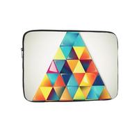 Custodia per computer portatile a triangolo colorato borsa per computer portatile Custodia da trasporto per computer da 10 pollici Copertura protettiva per notebook