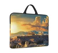 Custodia per computer portatile Acropolis Cityscape Skyline Custodia per laptop resistente all'acqua Borsa per il trasporto del computer valigetta con maniglia