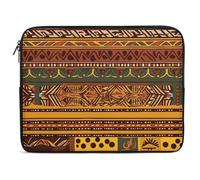 Custodia per Computer Portatile African National Patterns Borsa Porta Comfyable Multicolore Custodia Notebook, per Office, Travel, Notebook, 15In