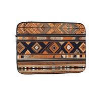 Custodia per Computer Portatile African National Patterns Prints Borsa da Trasporto Multicolore Resistente Custodia Notebook, per Travel, Office, Notebook, 15In