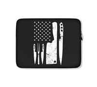 Custodia per Computer Portatile American Chef Patriotic Sleeve per Laptop Impermeabile Comfyable Custodia Protettiva per Laptop 15In, per Computer Portatile, Notebook