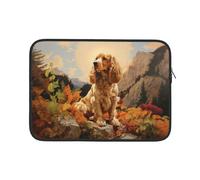 Custodia per Computer Portatile American Cocker Spaniel Art Print Sleeve per Laptop Resistente Antiurto Custodia Notebook 15In, per Laptop, Notebook
