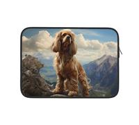 Custodia per Computer Portatile American Cocker Spaniel in Mountain Print Portatile Borsa Resistente Antiurto Custodia Protettiva per Laptop 15In, per Computer Portatile, Notebook