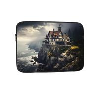 Custodia per Computer Portatile Ancient City By The Sea Borsa da Trasporto Resistente Antiurto Custodia per Laptop, per Office, Travel, Notebook, 15In