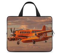 Custodia per computer portatile, antiurto, borsa per il trasporto del computer, arancione, luce diurna, borsa per laptop tote leggera custodia per notebook da viaggio borsa da viaggio per lavoro da 13