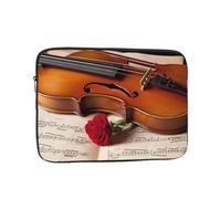 Custodia per computer portatile, antiurto, per violino e spartiti musicali, Nero , 30,5 cm