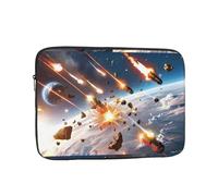 Custodia per Computer Portatile Asteroid Impact Borsa da Trasporto Impermeabile Multicolore Custodia per Laptop, per Computer, Travel, Office, 15In