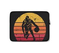 Custodia per Computer Portatile Basketball Sports Retro Sleeve per Laptop Impermeabile Multicolore Custodia per Laptop 15In, per Laptop, Notebook