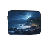 Custodia per Computer Portatile Beach At Night Sleeve per Laptop Comfyable Resistente Portatile Borsa, per Notebook, Computer, Office, 15In