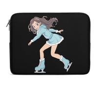 Custodia per Computer Portatile Beautiful Figure Skater Women Sleeve per Laptop Multicolore Impermeabile Custodia Notebook, per Computer, Travel, Notebook, 15In