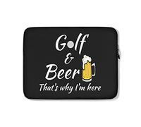 Custodia per Computer Portatile Beer And Golf Borsa da Trasporto Multicolore Antiurto Custodia Notebook 15In, per Computer Portatile, Notebook
